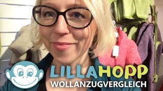 Lillahopp Wollanzugvergleich Cosilana Disana Engel [upl. by Aneehc]