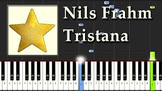 Nils Frahm  Tristana  Piano Tutorial Easy Synthesia  How To Play [upl. by Llerol]