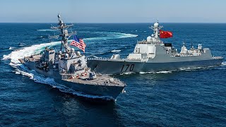 US Destroyer COLLIDES with Chinese Navy Ship Then THIS Happened [upl. by Decker]