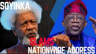 Wole Soyinka Has Woken Up Finally Calls Out The Excesses Of Tinubu [upl. by Elrak847]