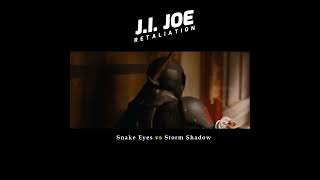 SNAKE EYES VS STORM SHADOW  GIJOE RETALIATION film movie actionscene [upl. by Denman]