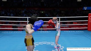 OLYMPIC GAMES TOKYO 2020 Pt1 Boxing Kali vs CarlosAnd04 [upl. by Ramoh761]