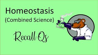 AQA GCSE Biology  Combined Science Unit 5  Homeostasis and Response  Recall Questions [upl. by Leind]