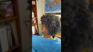 Frohawk with curls 4chair frohawk hairstyle blackwoman [upl. by Nivak]