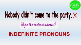 INDEFINITE PRONOUNS  Essential Tips for Fluent English Grammar [upl. by Deadman]