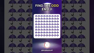 Find The Odd Emoji 👀👀 riddles test competition iq shorts puzzle emoji emojichallenge quiz [upl. by Georgetta]