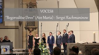 quotBogoroditse Devoquot Sergei Rachmaninow  VOCES8  Stiftsmusikfest  Chornacht International 2019 [upl. by Leanatan]