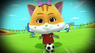 Soccer Song  Sing Along  Football Song for Kids  Nursery Rhymes and Kids Playing Videos [upl. by Eelnyl706]