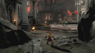 GOD OF WAR 3 CHAOS MODE 14 WALKTHROUGH 100  LA CITTA DI OLIMPIA [upl. by Yanrahs146]