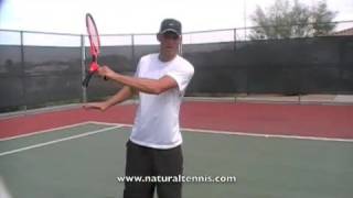 How to hit forehand amp backhand with two handled racket [upl. by Samella]