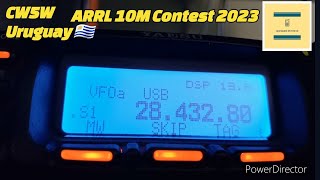 ARRL 10 Meter Contest 2023 On Air with Band and Propagation Report hamradio radiosport [upl. by Gyatt]