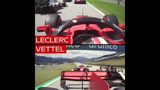 Leclerc amp Vettel Collide  2020 Styrian Grand Prix [upl. by Mortie]