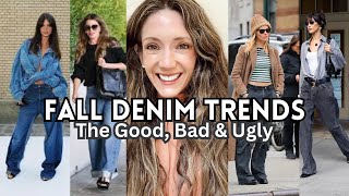 The BEST and WORST Fall Denim Trends 2024 [upl. by Ayifa879]