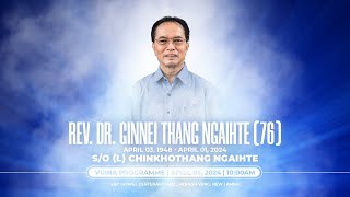 REV DR GINNEI THANG VUINA [upl. by Ogir]