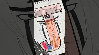 Drawing letter J  jiraiyaa 🥺♥️ shorts [upl. by Mareld76]