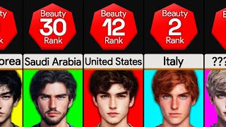 Comparison Most Handsome Men By Nationality [upl. by Aniryt740]