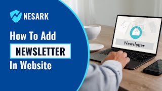 How to Add Newsletter in WordPress  Mailchimp Subscribe Form WordPress  Nesark [upl. by Atiner]