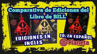 LIBRO DE BILL BOOK OF BILL COMPARATIVA DE LAS EDICIONES EN INGLES Y ESPAÑOL DE PLANETA [upl. by Prochoras]