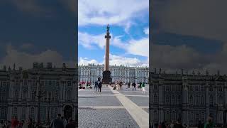 Hermitage museum and Alexander Columnsaintpetersburg GlobalFinanceExplorer [upl. by Amsa827]