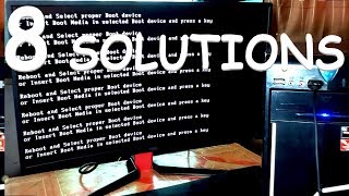 HOW TO FIX REBOOT AND SELECT PROPER BOOT DEVICE OR INSERT BOOT MEDIA IN SELECTED BOOT DEVICE [upl. by Esilegna301]