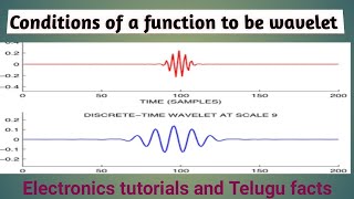 Conditions of a Function to be a Wavelet  Admissibility conditions of a Wavelet [upl. by Clo]