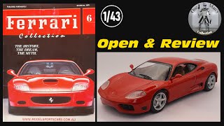 Ferrari Collection Magazine 6  143 Scale Ferrari 360 Modena 1999  Unboxed Review [upl. by Rima]