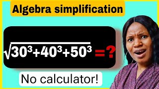 Algebra simplificationNo calculator [upl. by Runkle]