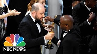 ‘La La Land Over ‘Moonlight’ Memes Reactions To Hollywood’s Oscar MixUp  NBC News [upl. by Wilmer395]