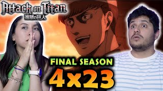 quotSunsetquot  ATTACK ON TITAN 4x23 82 REACTION 進撃の巨人 [upl. by Huberto943]