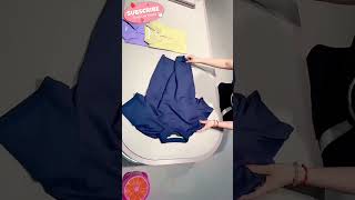 How to Fold Clothes 2 fashion foldinghacks clothfolding clothfold lifehacks [upl. by Rednav]