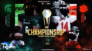 LFG S1  Legendary Bowl I  Michigan State vs Clemson Highlights Sponsored by RoPro [upl. by Mahmoud]