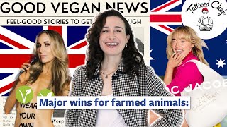 Good Vegan News Roundup UK amp Australia Laws Tattooed Chef Marc Jacobs Nikki Glaser [upl. by Ajim]