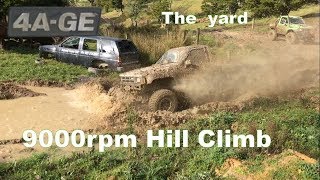 4AGE Hilux Turbo  9000 rpm  The Yard [upl. by Donella493]