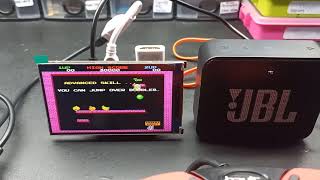 Raspberry Pi Zero W 2  HyperPixel 40 LCD  Bluetooth JBL Speaker  GamePad  RetroPie [upl. by Korb]