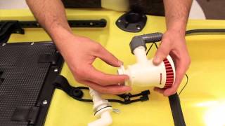 Kayak Instruction  Live Bait Well Pump  X Factor  Malibu Kayaks [upl. by Bendix434]