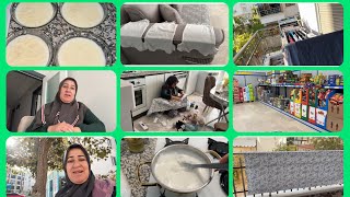 APARTMANI BAŞIMIZA YIKTILAR‼️AYHANIMIN YENİ NEVRESİMİ🎉SÜTLAÇ YAPTIM😋NELER ALDIM GENE‼️TEMİZLİK VLOG [upl. by Glynnis]