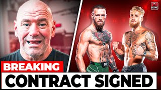 Dana White Just CONFIRMED Jake Paul Vs Connor McGregor [upl. by Kenison]