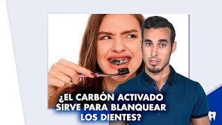 CARBÓN ACTIVADO en dientes  ¿Sirve para BLANQUEAR  Shorts [upl. by Nadeau]