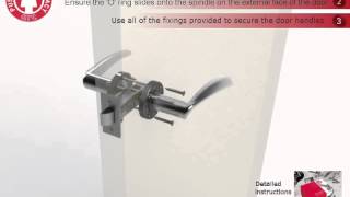 How to fit Arc Push Button Privacy handles [upl. by Jeremie]