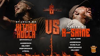 HITMAN HOLLA VS KSHINE SMACK URL RAP BATTLE  URLTV [upl. by Nahtnaoj]