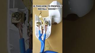 how to install power socket properly portable type F [upl. by Woodrow]