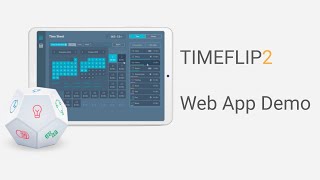 TIMEFLIP2 time tracker web app [upl. by Einahteb]