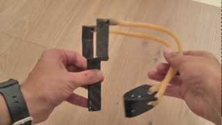 Homemade carbon fibre slingshot [upl. by Elurd]