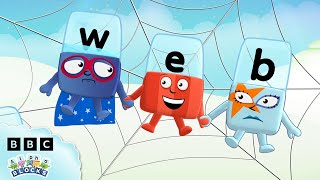 Web  Season Two  Alphablocks Full Episode  Learn to Read  officialalphablocks [upl. by Ellimak]