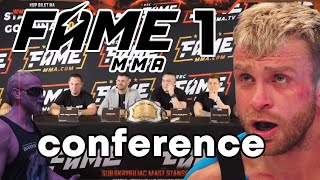 Fame mma 1 conference with english dubbing part 2 [upl. by Schapira]