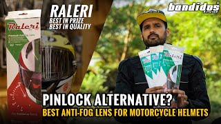 Universal Antifog lens insert for helmets from Italy  No need for pinlock  Bandidos PITSTOP [upl. by Mccourt]