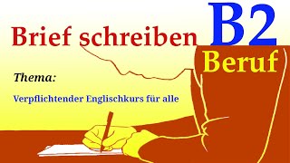 Schreiben B2Beruf  Forumsbeitrag  TELC 2024 [upl. by Elletnohs]