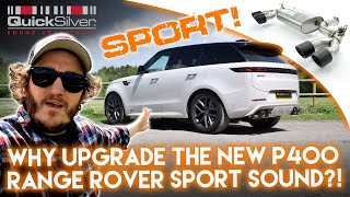 Why Upgrade the new P400 Range Rover Sport Exhaust Sound RangeRoverSport RangeRover CustomExhaust [upl. by Ettenahc]