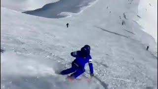 Skiing in Ponte di Legno Tonale with Jacopo Bonaccorsi ⛷ [upl. by Aicella]