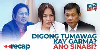 Ano kaya ang pinagusapan nina Duterte at Garma [upl. by Tammy]